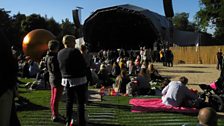 Larmer Tree Festival: Crowds and stage