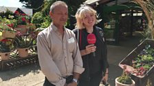 Sophie with Simon from Peter Beales Roses