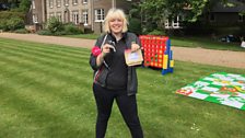 After completing a "Connect Four" style game, Sophie was given the treasure