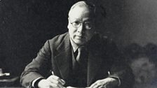 Fu Bingchang at his writing desk