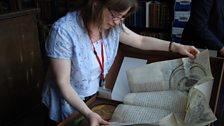 03 - Rebecca Phillips, Librarian, with Book of Common Prayer.JPG