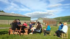 Builth Wells YFC al fresco meeting