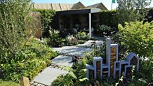 Urban Glade - built by Matthew Beesley, planting by Katie Maude