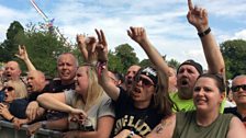 Splendour 2016: Stiff Little Fingers fans cheering on their idols at the Confetti Stage