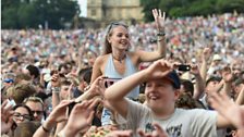 Splendour: A record-breaking crowd came to Nottingham's biggest festival