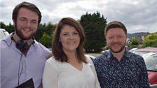 Mary Cullen, Lynette Fay and Donal O'Connor