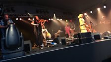 N'Diale presented their fusion of Malian music with Celtic rhythms from Britanny, France