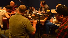 Sons of Burlap in studio with John Toal