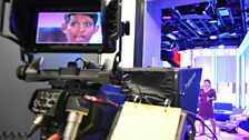 Naga Munchetty rehearses...