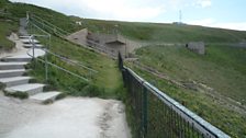 The Black Arrow rockets were tested at High Down on the Isle of Wight