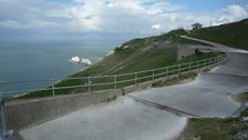 The Isle of Wight testing site overlooks the famous Needles