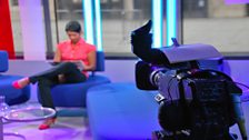 Naga Munchetty in studio...