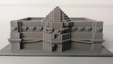 The Mitchell Library in Glasgow, printed in 3D