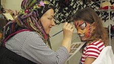 Shrewsbury Folk Festival: Tiger face