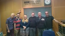 The Heathen Kings and Steve Fairholme from Otley Festival with David, Lee and Mark Durberville