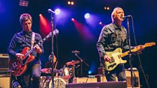 Noel Gallagher with Paul Weller at Festival Number 6