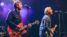 Noel Gallagher with Paul Weller at Festival Number 6