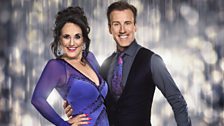 Lesley Joseph and Anton Du Beke