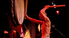 Kensaku Satou is a master Taiko drummer from Japan