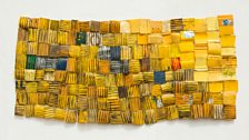 Serge Attukwei  Clottey My Mother's Wardrobe installation view at Gallery 1957 Accra