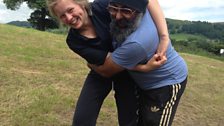 Connie Hodgson teaches Hardeep