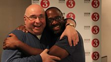 Rob Cowan and Lucian Msamati