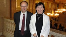 Anne with Education Minister Peter Weir