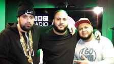 DJ Dips in the studio with Kan D Man & DJ Limelight