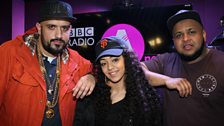 Paigey Cakey in the studio with Kan D Man & DJ Limelight