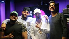 Steel Banglez & Sevaqk in the studio with Kan D Man & DJ Limelight