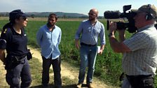 Interviewing the Police Major at the Greek-Macedonian border