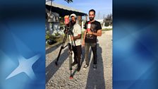 Refugees TV' s 'camera' is used to make their contributors believe they are being interviewed for television