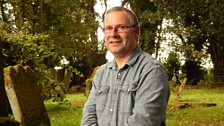 David at Rashee graveyard in Ballyclare