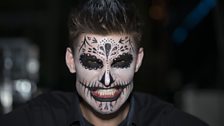 Aljaz gets his Day of the Dead on