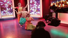 Dancers from The Bhavan Centre in London...