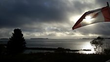 Clear light at the Bay of Fundy