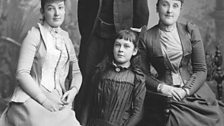 Lady Hart and children 1888