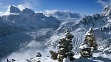 At an altitude of around 5,000 metres this is one of the Planet Earth II mountains team’s filming locations.