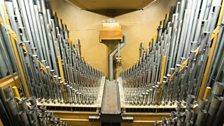 Pipes of organ after restoration