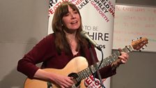 Sarah McQuaid in session on The Durbervilles Folk & Roots Show