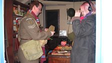 Darren Stride, whose museum it is, was there dressed as Pike from Dad's Army