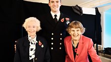 Lt Pete Reed with ATA ladies Mary Ellis and Joy Lofthouse