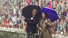 The memorial gates at Crossbones Graveyard, Southwark