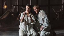 Roderick Williams as Billy Budd and Oliver Johnston as the Novice