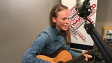 Louise Jordan performing live on The Durbervilles Folk & Roots Show