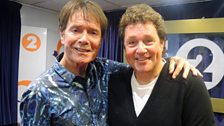 Cliff Richard in session for The Michael Ball Show