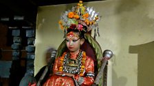 Patan’s current kumari, Unikia Bajracharya is 8 years old.