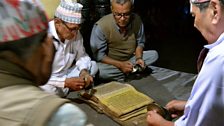 The elders of Patan’s kumari courtyard