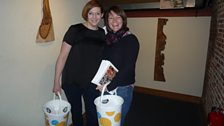 Kirsteen Thorne and Jo Thewlis, our programme sellers