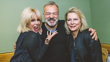 Jennifer Saunders and Joanna Lumley